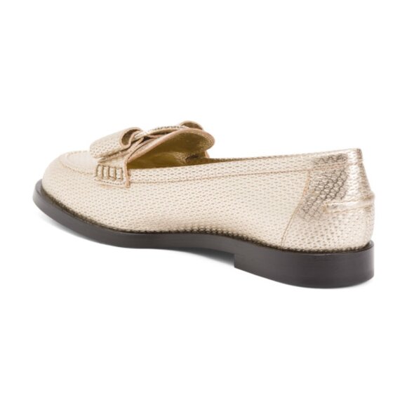 FERRAGAMO Made In Italy Leather Vivaldo Loafers - Picture 2 of 3